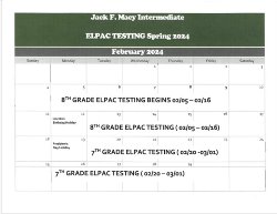 ELPAC schedule